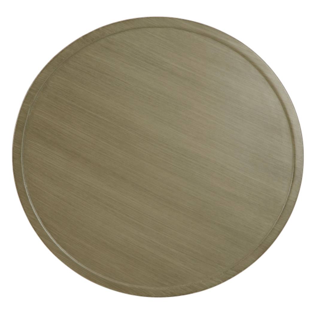 Table d'appoint extérieure bois beige ronde - Swiss Valley
