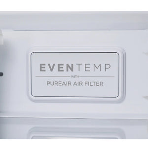 Réfrigérateur à porte française 30 po, 20 pi³, 3 portes, Inox avec distributeur d'eau et machine à glaçons