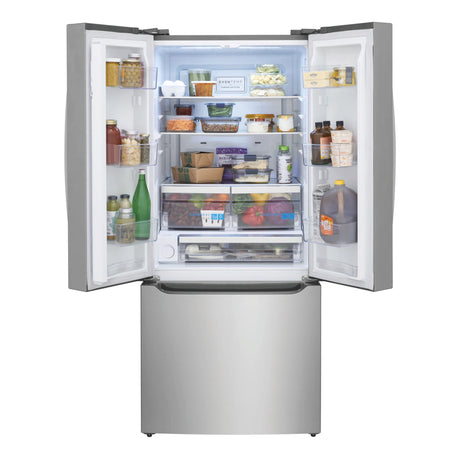 Réfrigérateur portes françaises Inox 30po