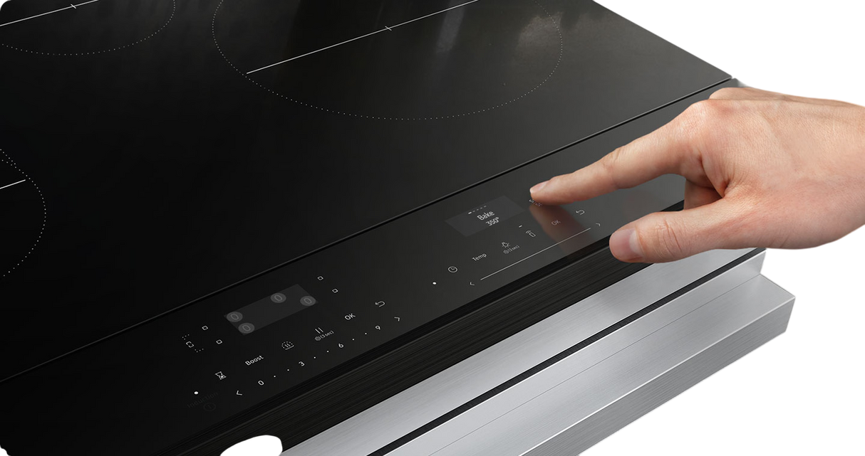 Cuisinière à induction inox encastrable