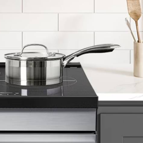 Cuisinière à induction inox encastrable