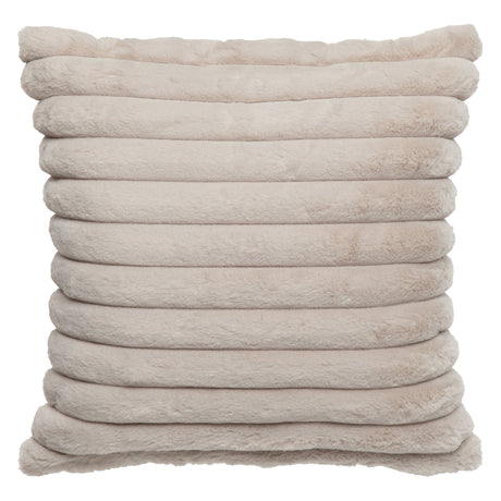 Coussin 18 x 18 po en fausse fourrure - Raya