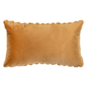 Coussin 12 x 20 po en fausse fourrure - Raya
