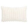 Coussin 12 x 20 po en fausse fourrure - Raya