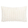 Coussin 12 x 20 po en fausse fourrure - Raya