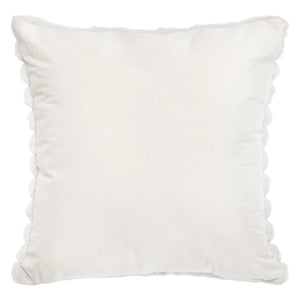 Coussin 18 x 18 po en fausse fourrure - Raya