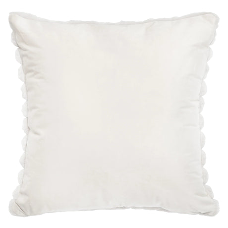 Coussin 18 x 18 po en fausse fourrure - Raya
