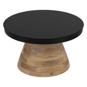 Table basse en fer noir et bois de manguier - Boden