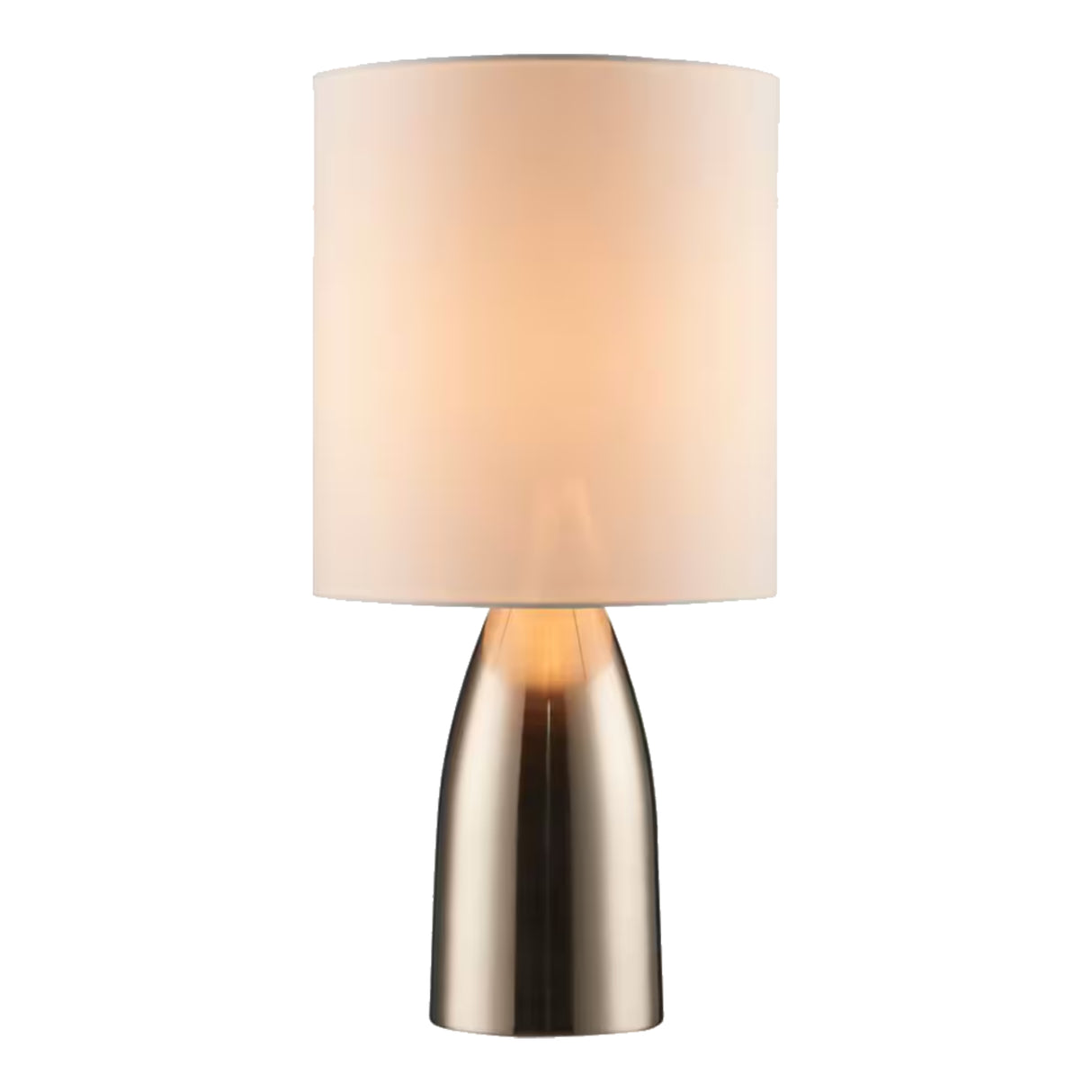 Lampe de table en acier brossé 18 po. Ashley