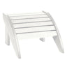 Repose-pieds extérieur en plastique recyclé - Classique F01