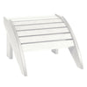 Repose-pieds extérieur en plastique recyclé - Classique F01