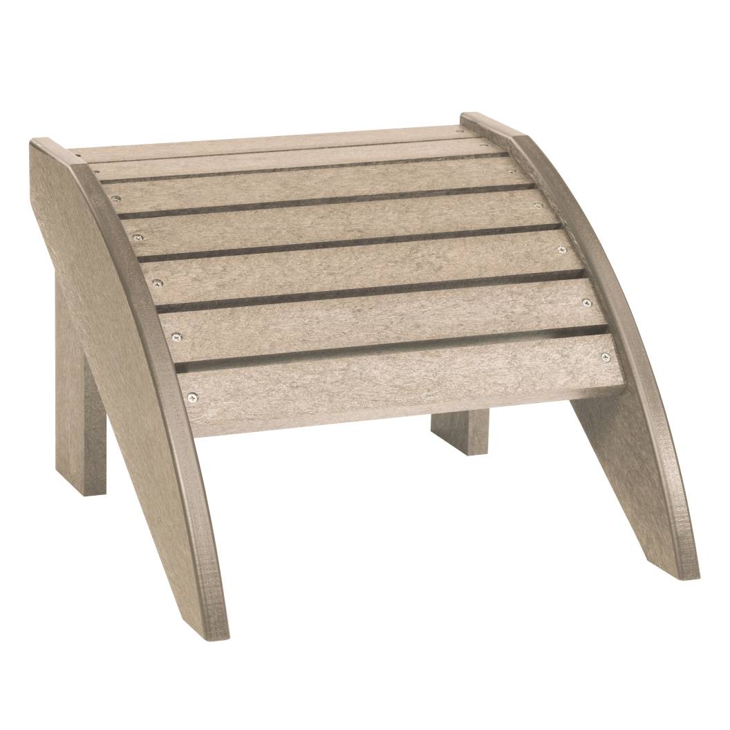 Repose pied beige plastique recyclé - Adirondack