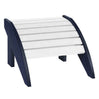 Repose-pieds extérieur en plastique recyclé - Classique F01