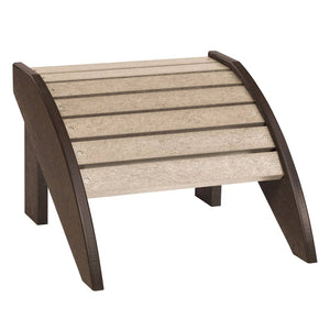 Repose-pieds extérieur en plastique recyclé - Classique F01