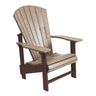 Chaise extérieure en plastique recyclé - Adirondack Verticale C03