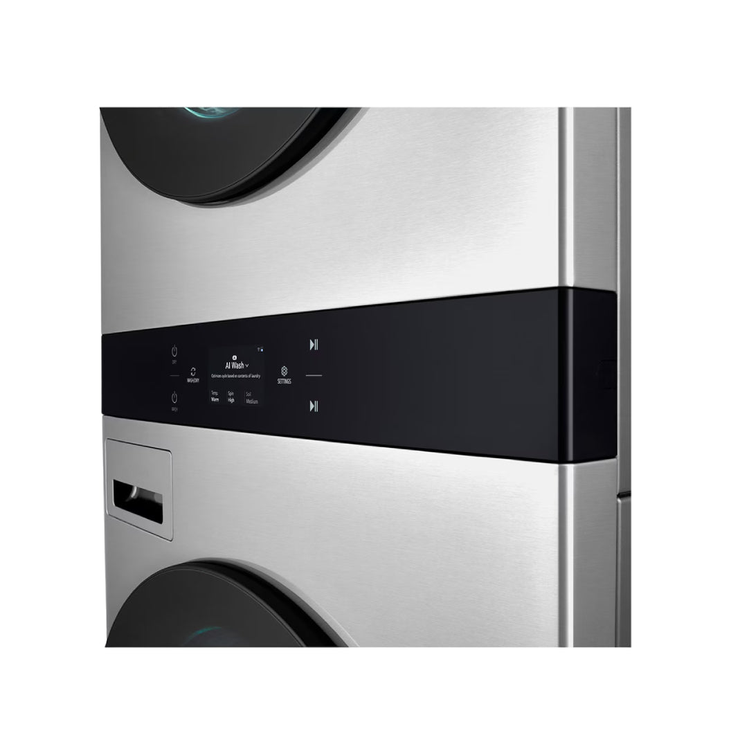 Tour de lavage frontale Intelligence intégrée inox 5.0 pi³ / 7.4 pi³