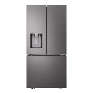 Réfrigérateur porte française 33 po, 24,5 pi³ 3 portes avec distributeur externe Slim SpacePlus™