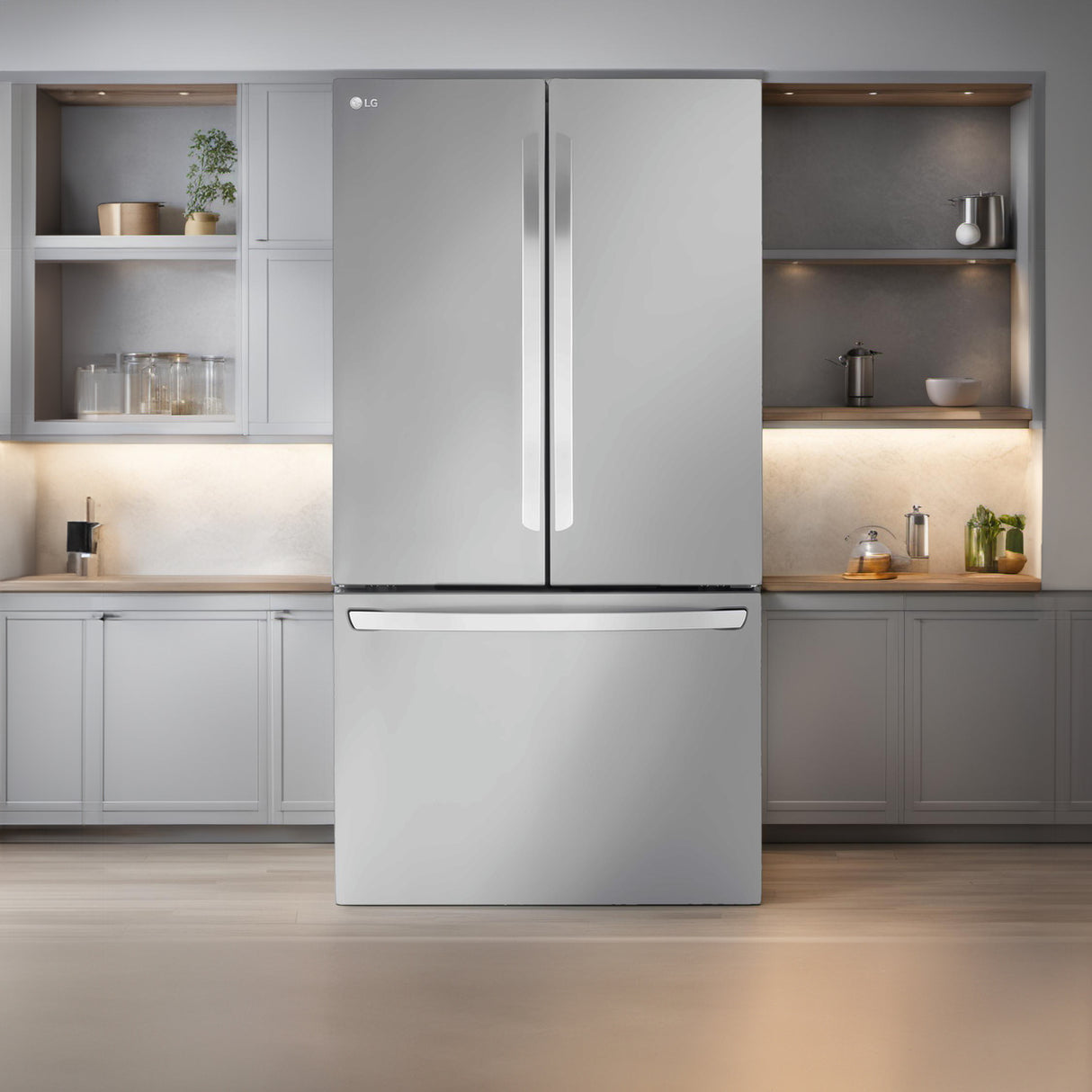 Réfrigérateur portes françaises Inox 36po