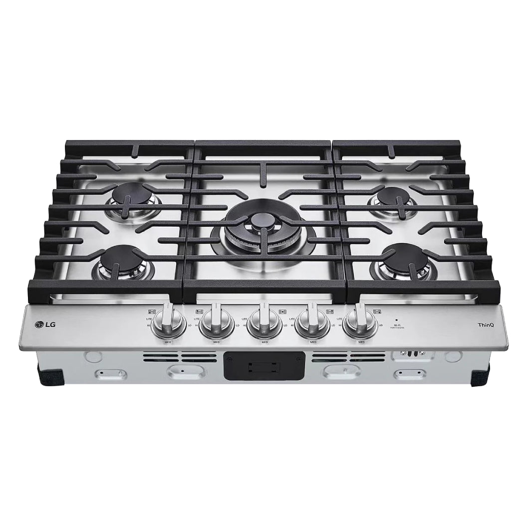 Plaque de cuisson au gaz 30 po. avec 5 brûleurs
