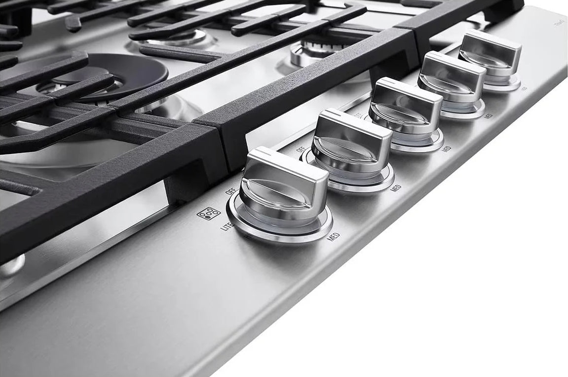 Plaque de cuisson au gaz 30 po. avec 5 brûleurs