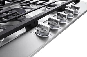 Plaque de cuisson au gaz 30 po. avec 5 brûleurs