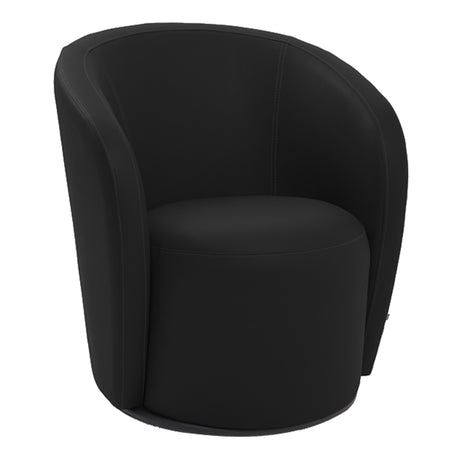 Fauteuil d'appoint pivotant en tissu - Luka