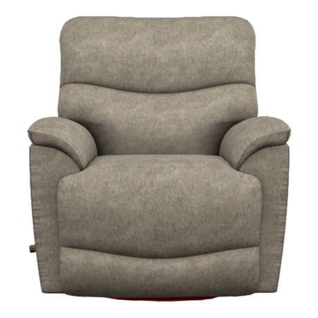 Fauteuil en tissu gris berçant et inclinable - Trouper