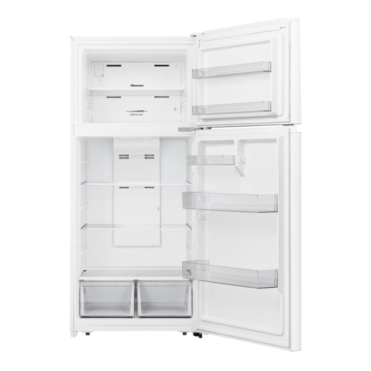 Réfrigérateur congélateur haut blanc 30po