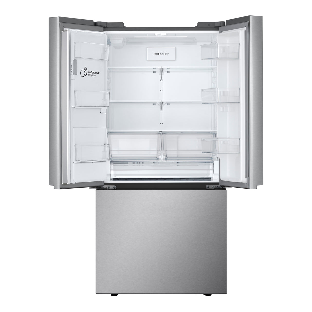 Réfrigérateur portes françaises Inox 33po
