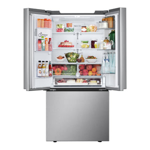 Réfrigérateur portes françaises Inox 33po