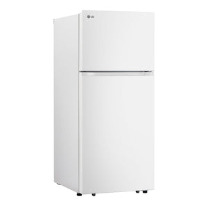 Réfrigérateur congélateur supérieur Blanc 28po