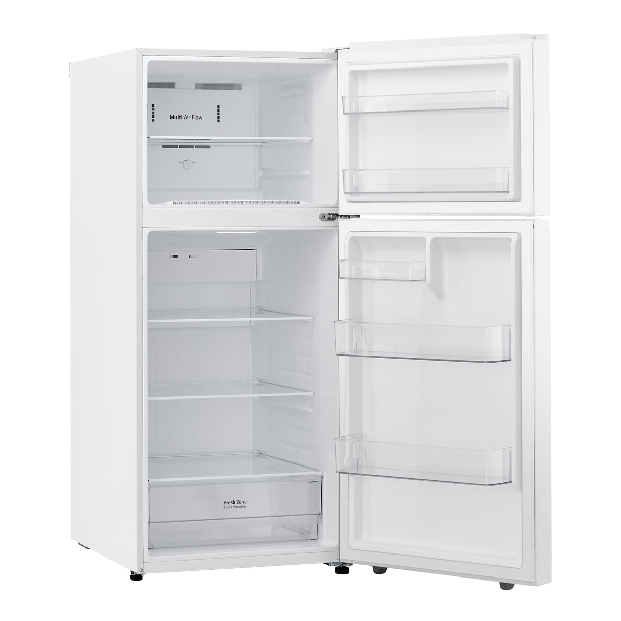 Réfrigérateur congélateur supérieur Blanc 28po