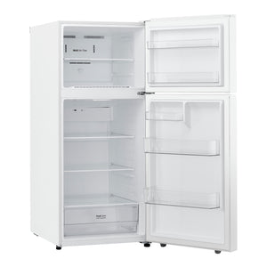 Réfrigérateur congélateur supérieur Blanc 28po
