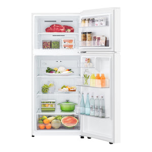 Réfrigérateur congélateur supérieur Blanc 28po
