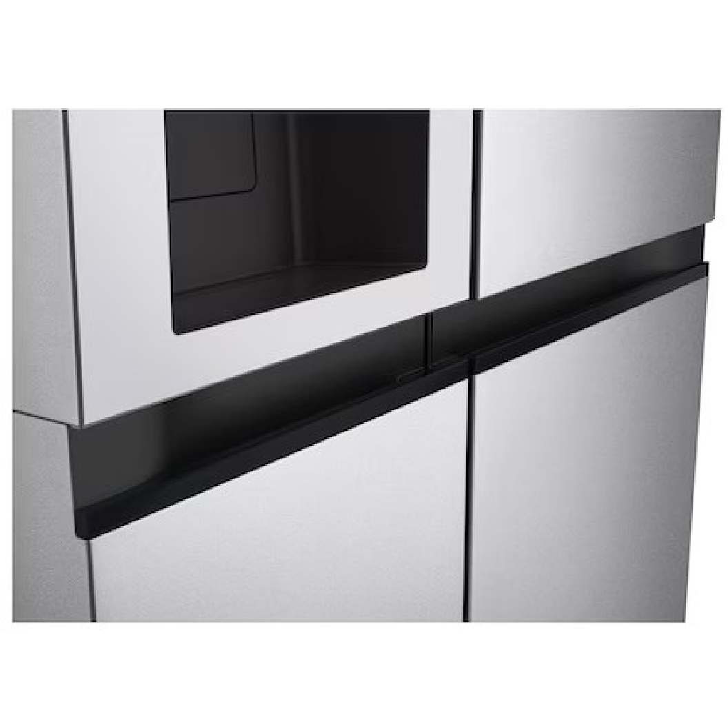 Réfrigérateur côte à côte profondeur comptoir 36 po, 22,5 pi³ Inox avec distributeur d'eau et glaçons