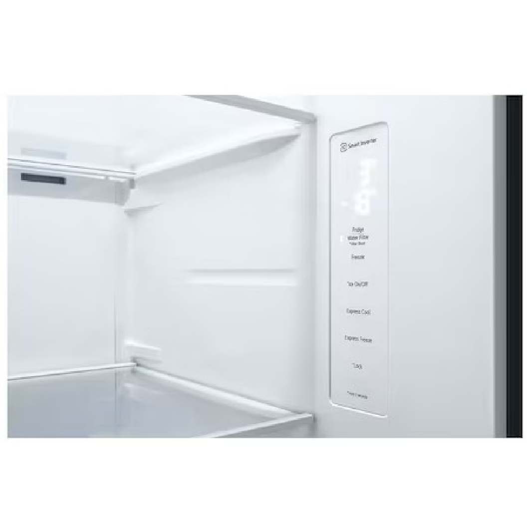 Réfrigérateur côte à côte profondeur comptoir 36 po, 22,5 pi³ Inox avec distributeur d'eau et glaçons