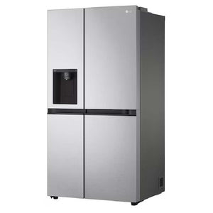 Réfrigérateur côte à côte profondeur comptoir 36 po, 22,5 pi³ Inox avec distributeur d'eau et glaçons