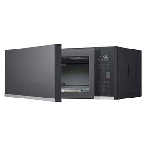 Micro-ondes profil bas avec hotte intégrée 30 po, 1,3 pi³ Noir avec intelligence artificielle