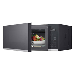 Micro-ondes profil bas avec hotte intégrée 30 po, 1,3 pi³ Noir avec intelligence artificielle