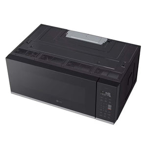 Micro-ondes profil bas avec hotte intégrée 30 po, 1,3 pi³ Noir avec intelligence artificielle