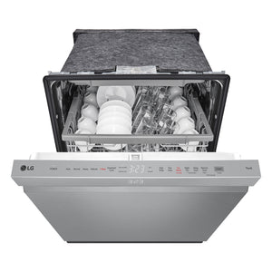 Lave-vaisselle intelligent encastrable 24 po. 46 dBA Inox avec QuadWash™ Pro & Dynamic Dry™
