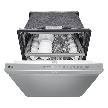 Lave-vaisselle intelligent encastrable 24 po. 46 dBA Inox avec QuadWash™ Pro & Dynamic Dry™