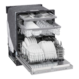Lave-vaisselle intelligent encastrable 24 po. 46 dBA Inox avec QuadWash™ Pro & Dynamic Dry™