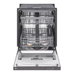 Lave-vaisselle intelligent encastrable 24 po 46 dBA Inox noir - Quadwashᴹᶜ