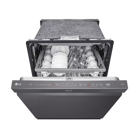 Lave-vaisselle intelligent encastrable 24 po 46 dBA Inox noir - Quadwashᴹᶜ