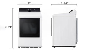 Sécheuse 30 po 7,3 pi³ blanche Ultra capacité avec porte EasyLoad
