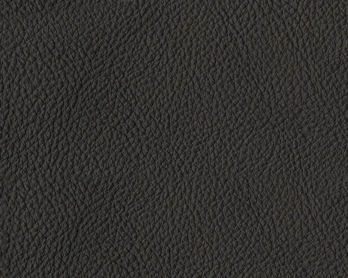 Fauteuil en cuir noir surdimensionné - Luigi