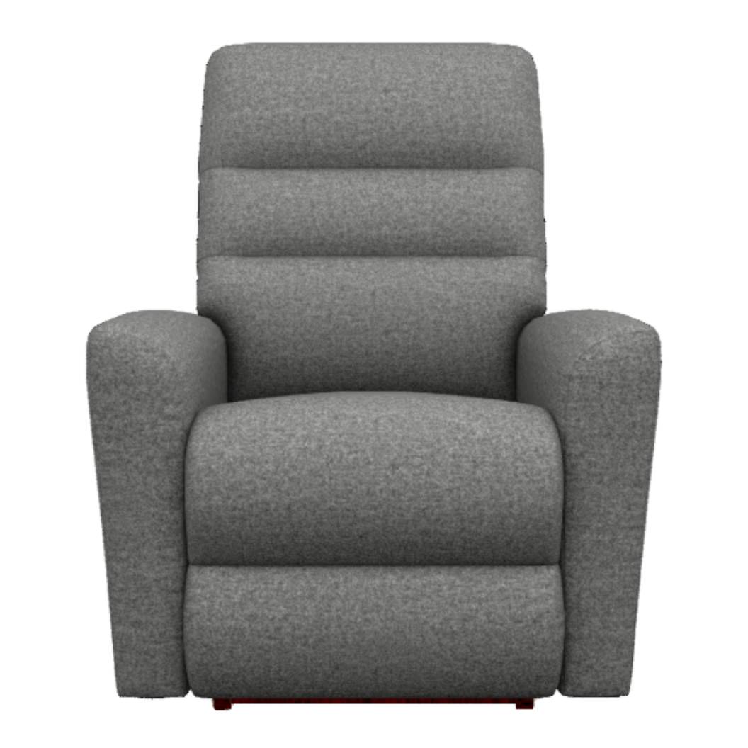 Fauteuil gris foncé en tissu motorisé - Liam