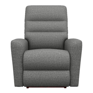 Fauteuil gris foncé en tissu motorisé - Liam