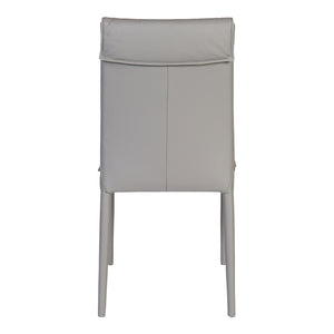 Chaise de salle à manger en cuir - Naomi